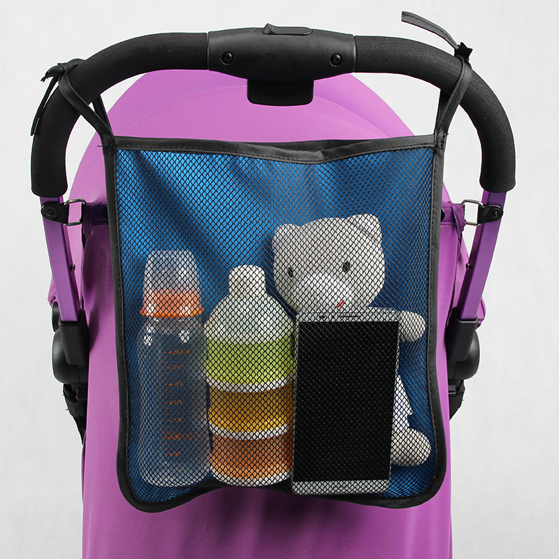 婴儿车挂袋推车网袋bb伞车配件收纳袋挂包宝宝储物袋妈咪包奶瓶袋