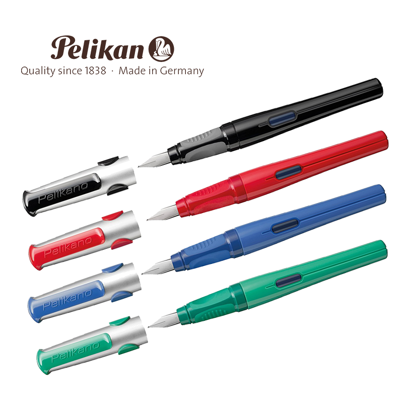 德国原装Pelikan百利金P480学生正姿钢笔 舒适三棱手握办公钢笔