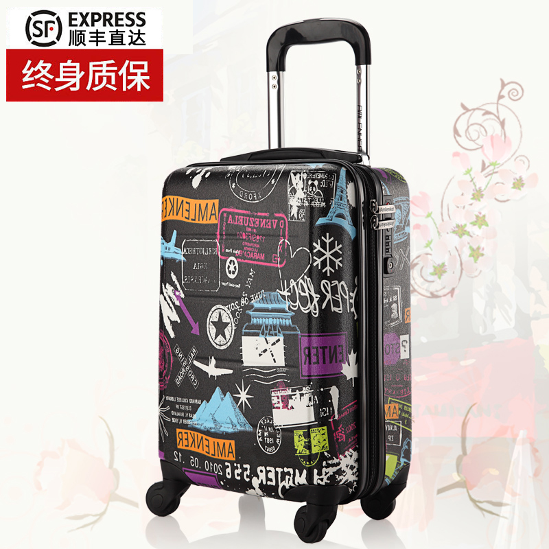 奥米兰奇 儿童拉杆箱万向轮16寸品质儿童行李箱 可爱旅行箱女韩国