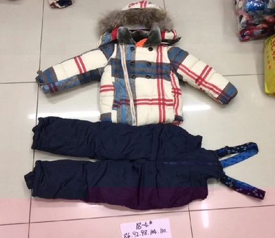 俄罗斯加拿大正品儿童滑雪服 棉服棉裤 男女童 套装 防水加棉加厚
