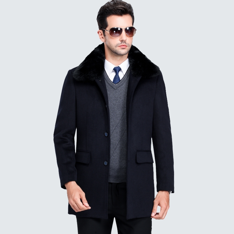 双11冬装2016新款男装外套专柜正品官方旗舰店堡狮龙冬季毛呢大衣