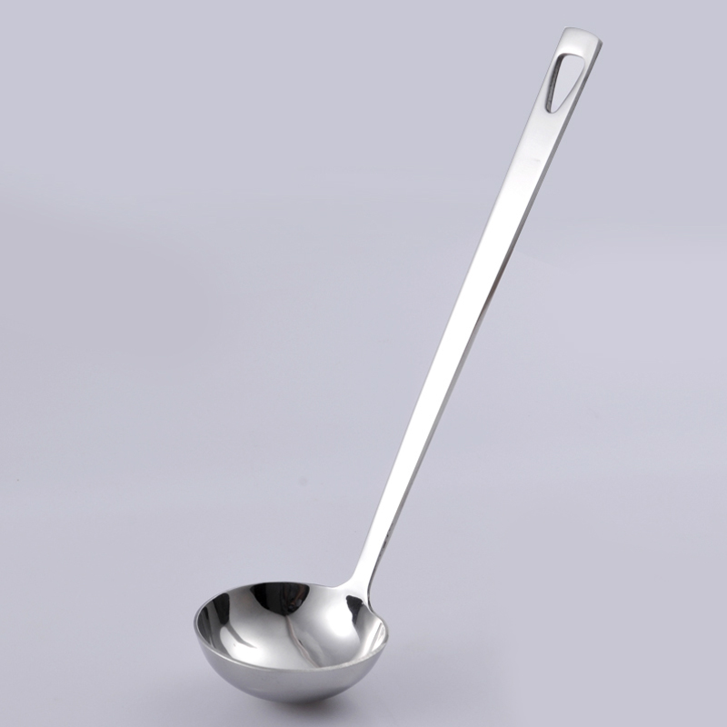 长柄不锈钢大汤勺 加厚不锈钢大勺子 深汤勺园汤勺子长柄水飘舀水