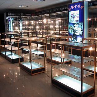 展示柜 精品货架 中岛展示柜 珠宝展示 中岛柜  陶瓷展示