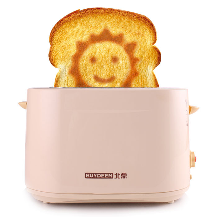 北鼎Buydeem D504多士炉 烤面包机 家用 笑脸面包