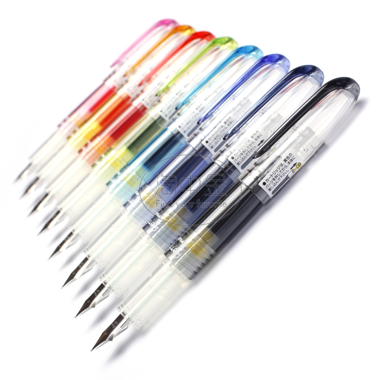 日本PILOT百乐钢笔 元气小钢笔 透明迷你钢笔 彩色万年笔SPN-20F