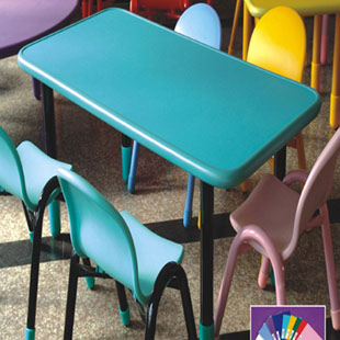 儿童课桌椅 希伯特厂家直销幼儿园家具宝宝培训学习书桌 椅子另买