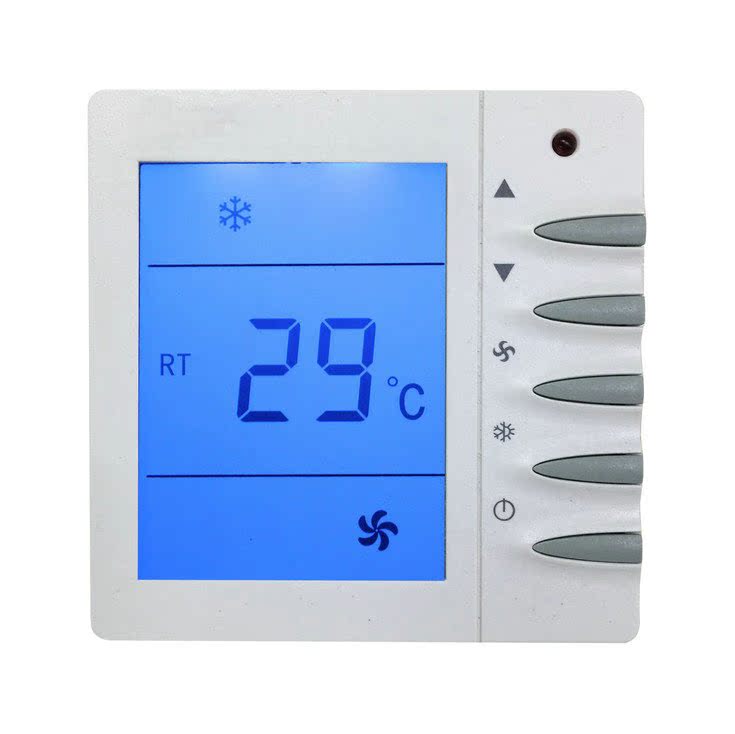 YORK约克液晶温控器 中央空调三速开关风机盘管面板温度控制器
