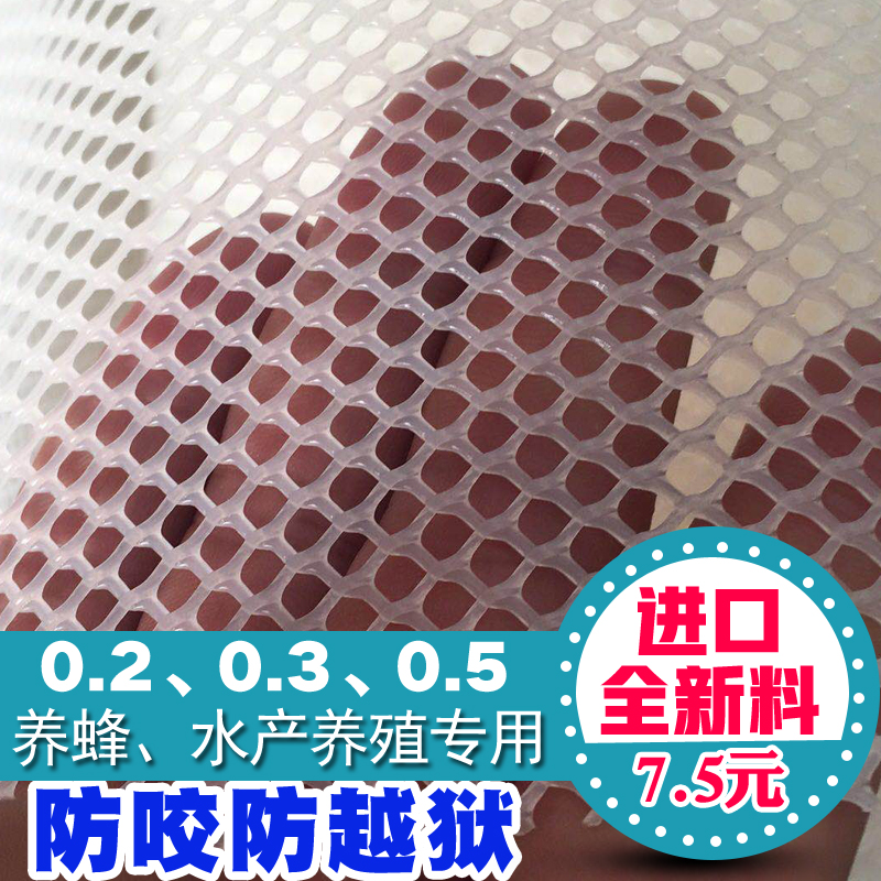 洛洛加厚塑料平网养蜂网小孔0.20.3塑胶网宠物脚垫养黄粉虫