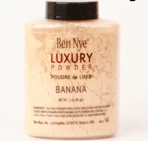 Ben Nye Banana Luxuary Powder提亮粉散粉 超细粉质定妆