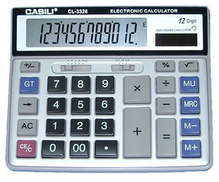 原装卡西利3326 卡西利计算器 卡西利 CL3326 卡西利台式计算器