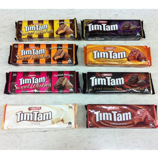 澳洲直邮代购Arnotts TimTam雅乐思巧克力夹心饼干经典原味200g