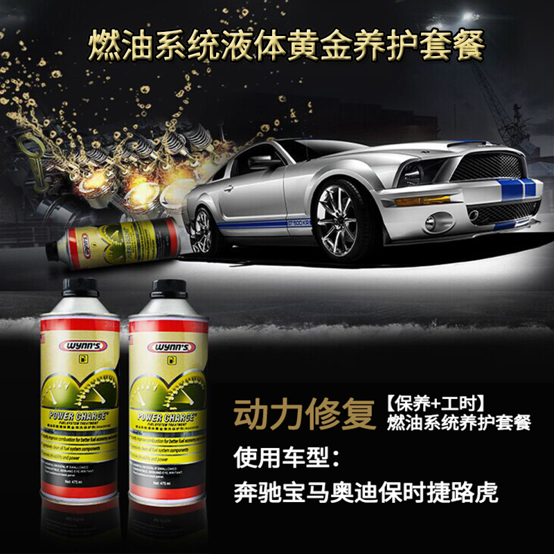 华胜奔驰宝马奥迪燃油系统黄金养护套餐 油路汽车保养清洗积碳