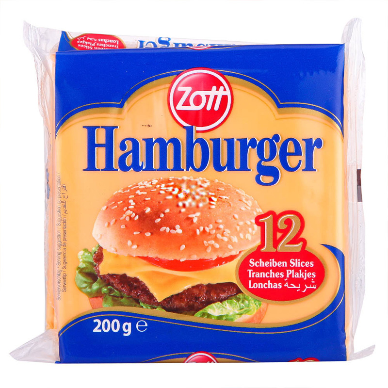 【天猫超市】卓德汉堡奶酪片200g(12片装) 冷藏 德国进口