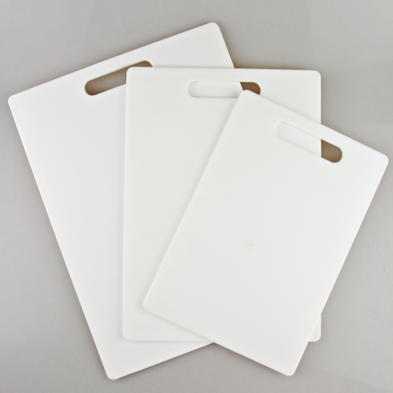 硅胶垫切菜板 无毒案板砧板擀面板 塑料菜板白色 长方形包邮