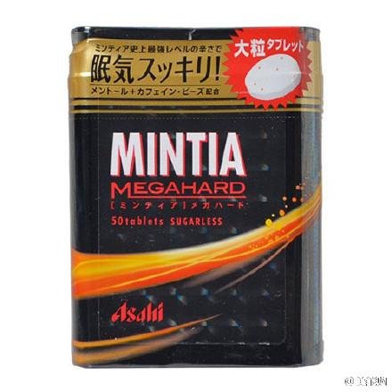 【2盒包邮】Asahi 朝日 MINTIA Megahard 超凉提神薄荷糖 50粒装