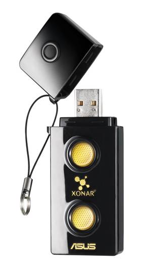 华硕ASUS XONAR U3 PLUS台式笔记本外置USB声卡K歌声卡YY语音