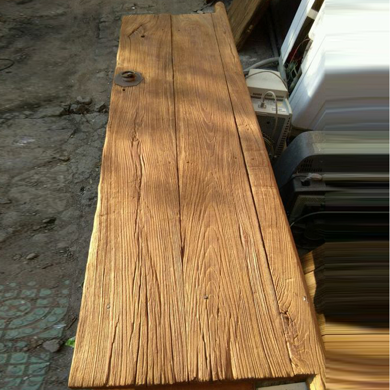 老榆木门板墙面板吧台餐桌板楼梯踏步地板定制实木桌面台面窗台板