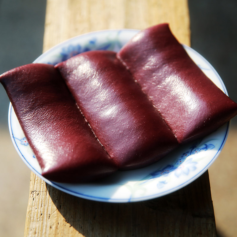紫薯年糕  俞家彩色年糕  植物年糕 宁波特产  舌尖上的中国美食