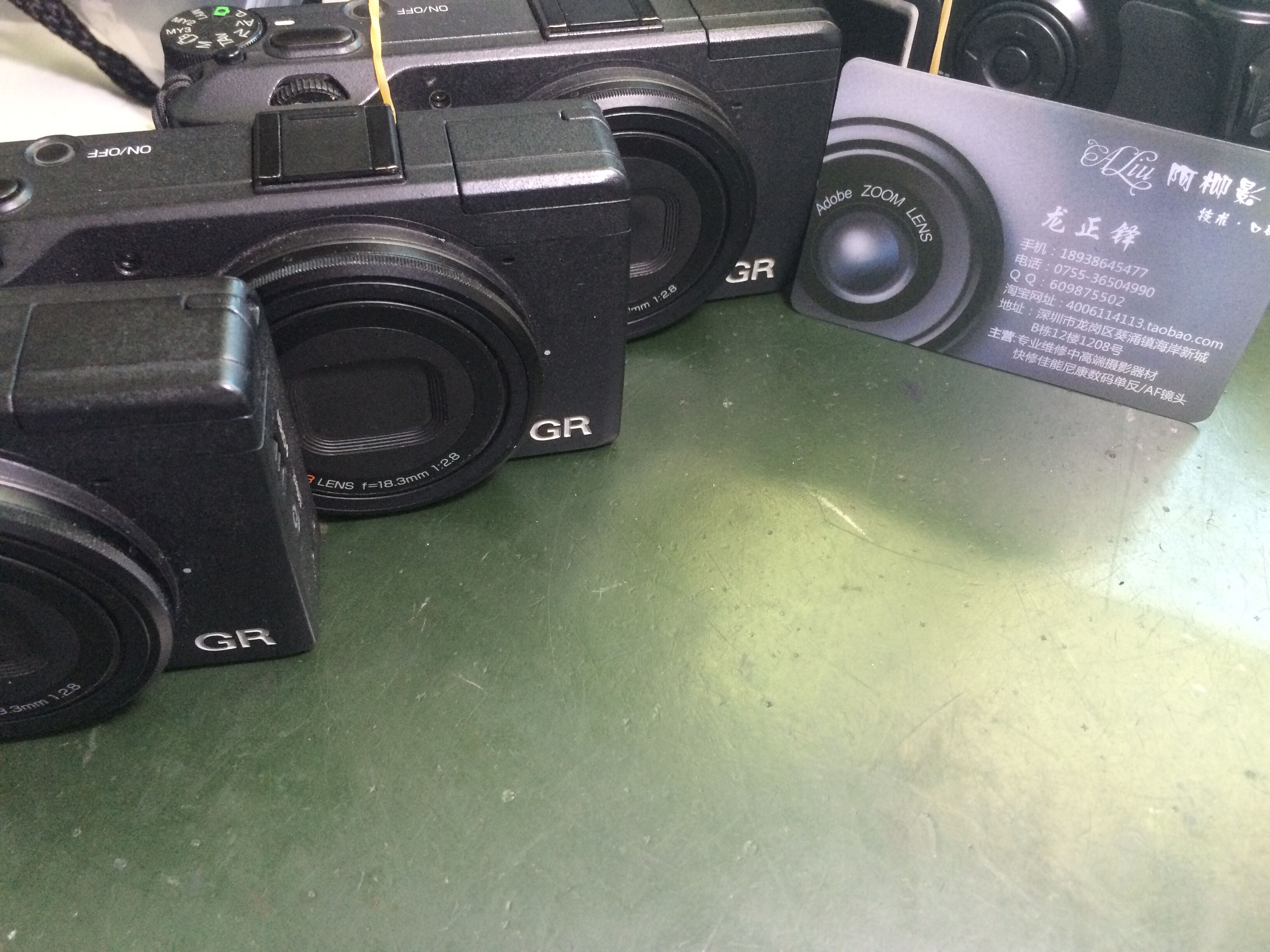 专业维修理光GR相机 开机黑屏  镜头伸缩异常  不对焦等相机故障