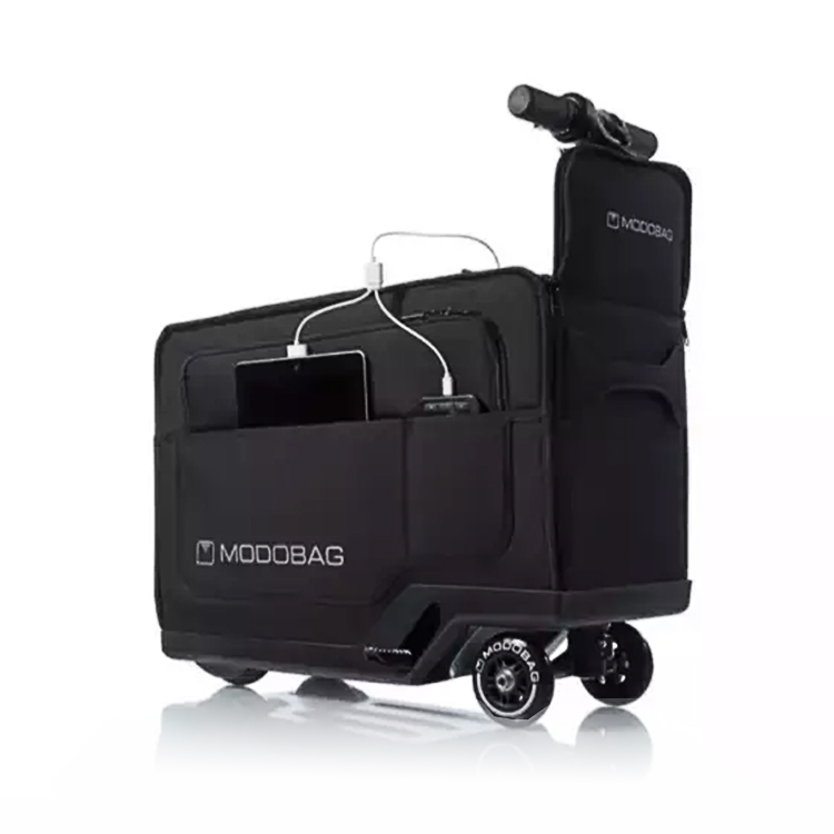 美国代购预售MODOBAG智能电动行李箱子 能当电动摩托车骑的旅行箱