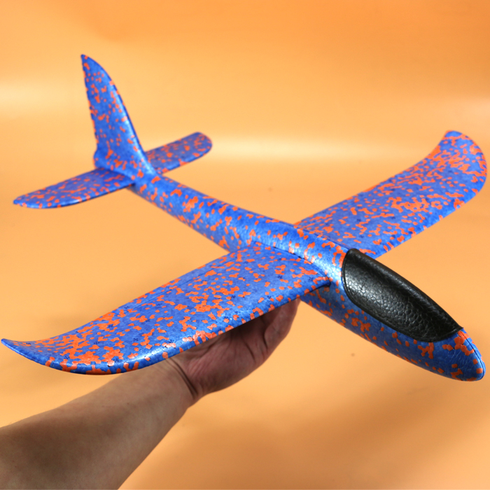 ZING儿童手掷抛模型滑翔飞机 泡沫安全耐摔飞机户外亲子运动玩具