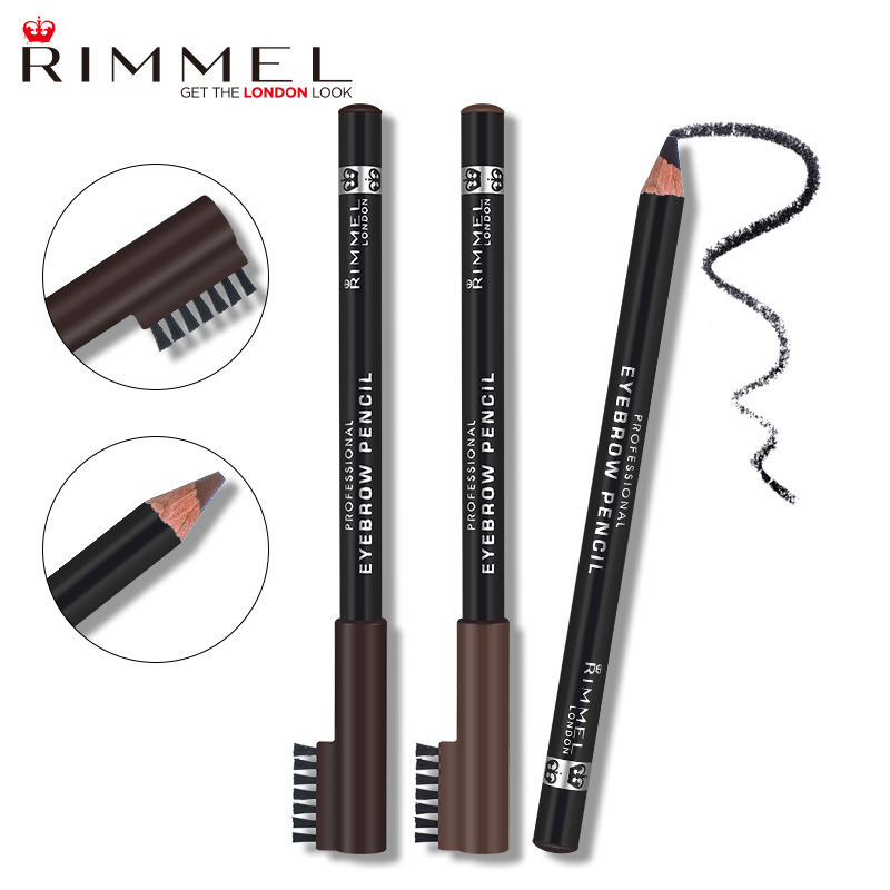 芮谜Rimmel自然造型专用眉笔1.4g持久防水防汗不晕染化妆美容工具