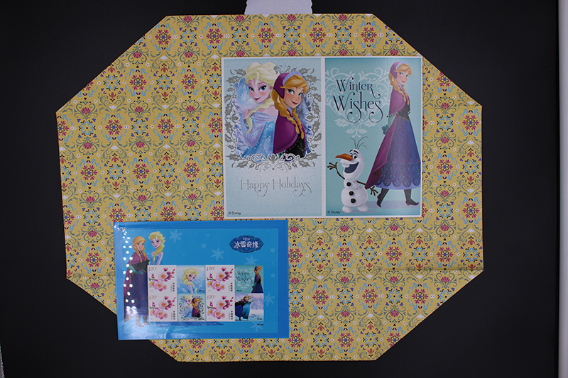 【现货】上海迪士尼 冰雪奇缘限量版邮票&明信片组合