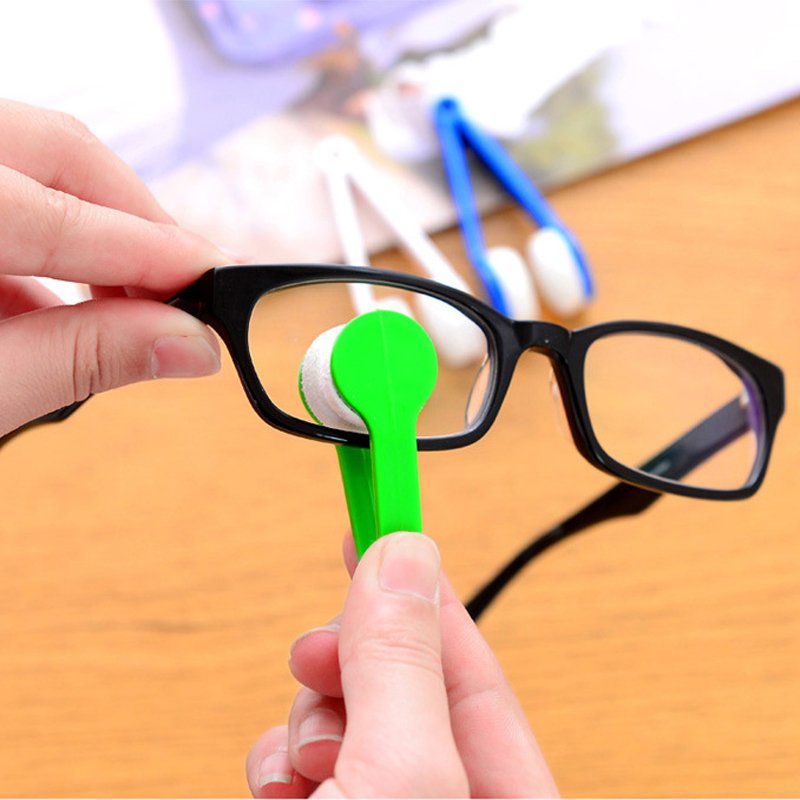 创意携带型可爱大擦近视眼镜超细纤维清洁多功能擦拭布高档擦镜器