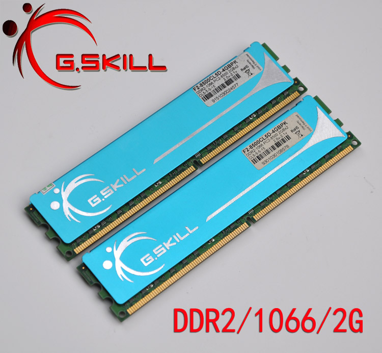 芝奇G.SKILL DDR2 1066 2G PC2-8500  二代台式机内存条 全兼容
