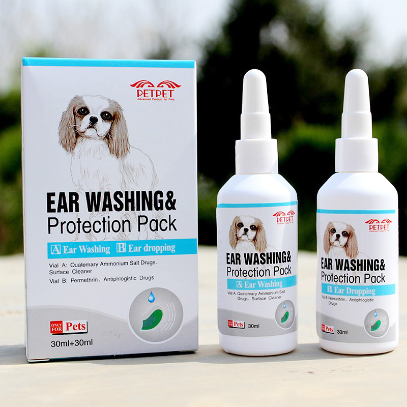 宠物洗耳液套装小狗狗滴耳液耳朵清洁耳液灭耳螨虫耳康洗耳水用品