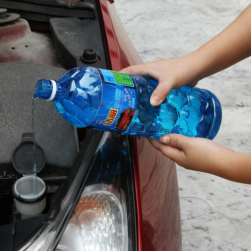 洁丽1.4L*3瓶汽车玻璃水 -35℃防冻四季通用型雨刷精车用清洁用品