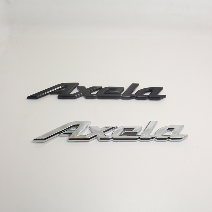 马自达车标 马自达3昂克赛拉马三改装后车标贴AXELA英文字母标志