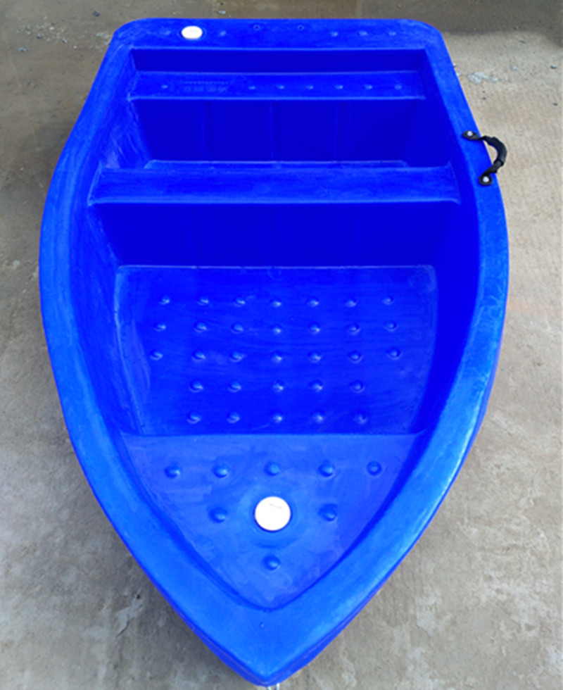 2米两米塑料船塑料渔船冲锋舟塑料小船钓鱼船游玩艇观光船