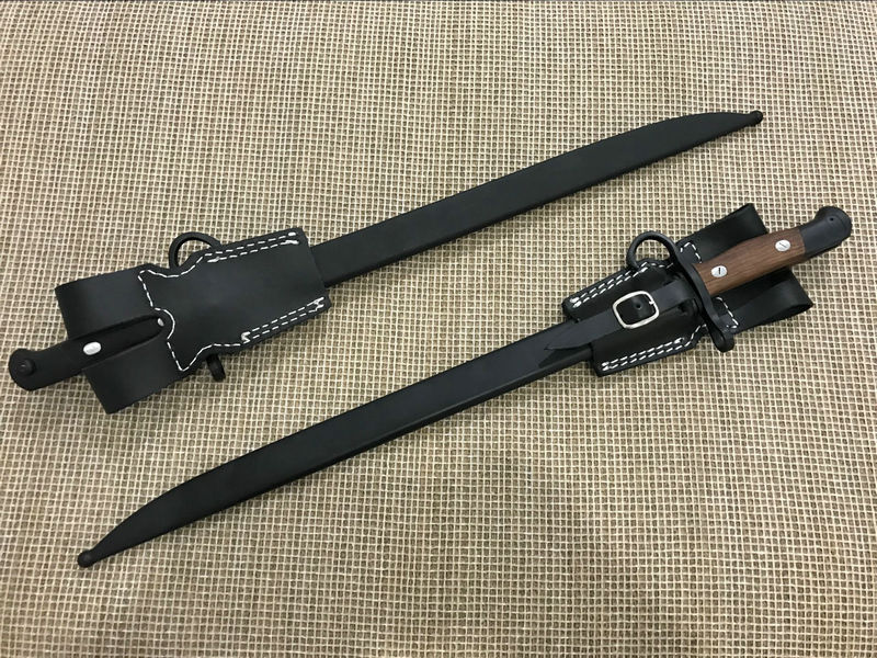 DIY纯钢刀鞘 可适合三八刺刀道具日本三八大盖刺刀 中正剑刀鞘