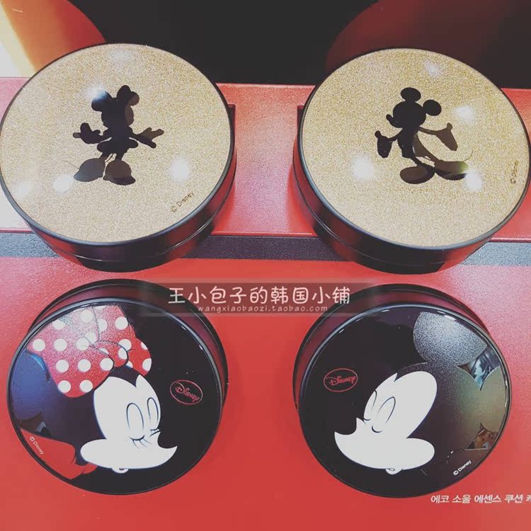 韩国the saem x 迪士尼Disney 米奇气垫染唇液眼线笔眼影盘护手霜