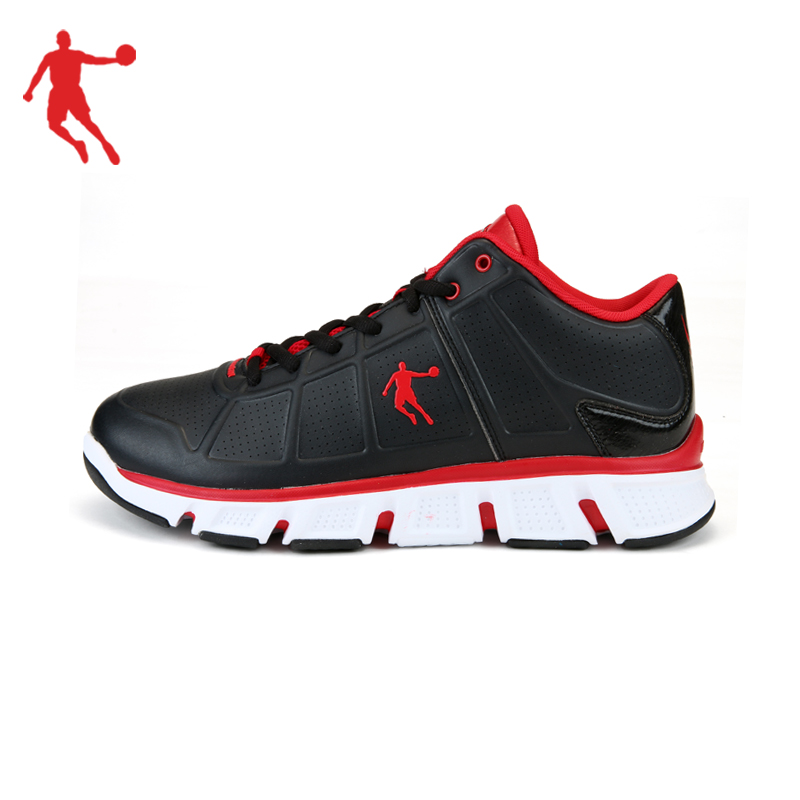 乔丹篮球鞋透气男鞋正品低帮2014夏季新款球鞋黑色耐磨运动鞋男士