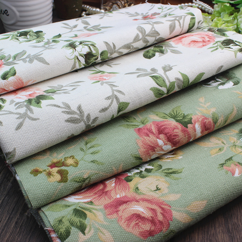 帆布印花布料 纯棉 用于抱枕 窗帘 沙发布艺 加厚 环保活性印染