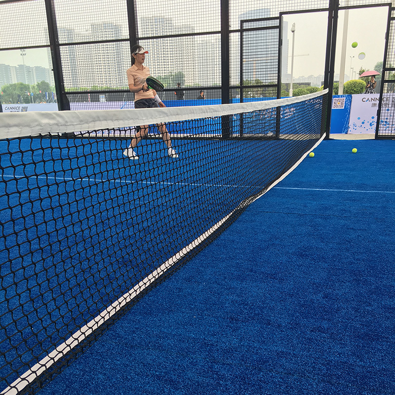 包邮 网球网 PE标准比赛训练网球球网 网球场网架拦网配钢丝绳