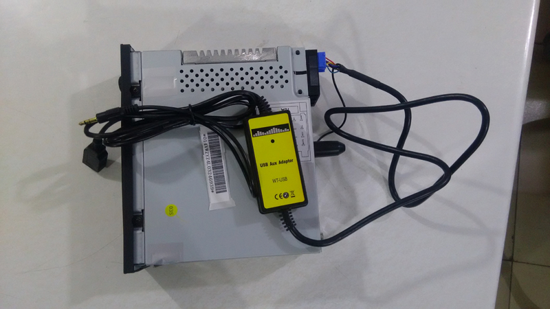 大众帕萨特Polo高尔夫CD机改装USBAUX音频汽车载MP3数码碟盒包邮