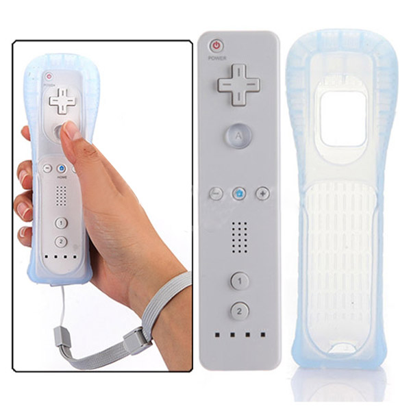 New Hot Sale White Wireless Grip for Wii Remote Controller +