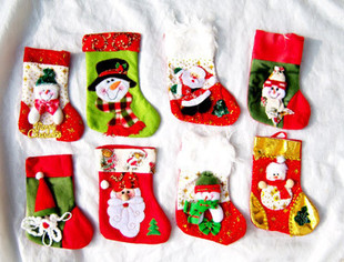 圣诞礼品袋 圣诞袜 圣诞老人袜 圣诞袜子 礼物袋