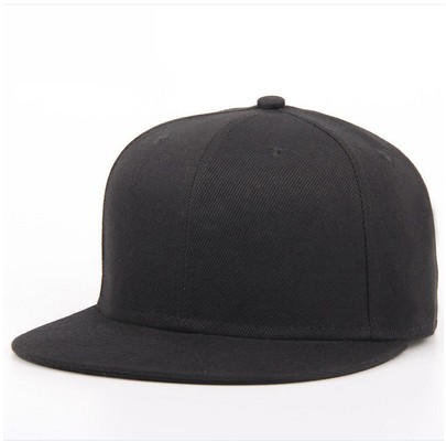 帽子男女嘻哈帽纯色平板帽黑色平沿帽春夏遮阳帽运动帽街舞帽