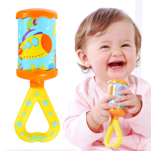 亲亲我新生儿和弦音乐手摇铃宝宝益智玩具0-1岁婴儿手抓响铃玩具