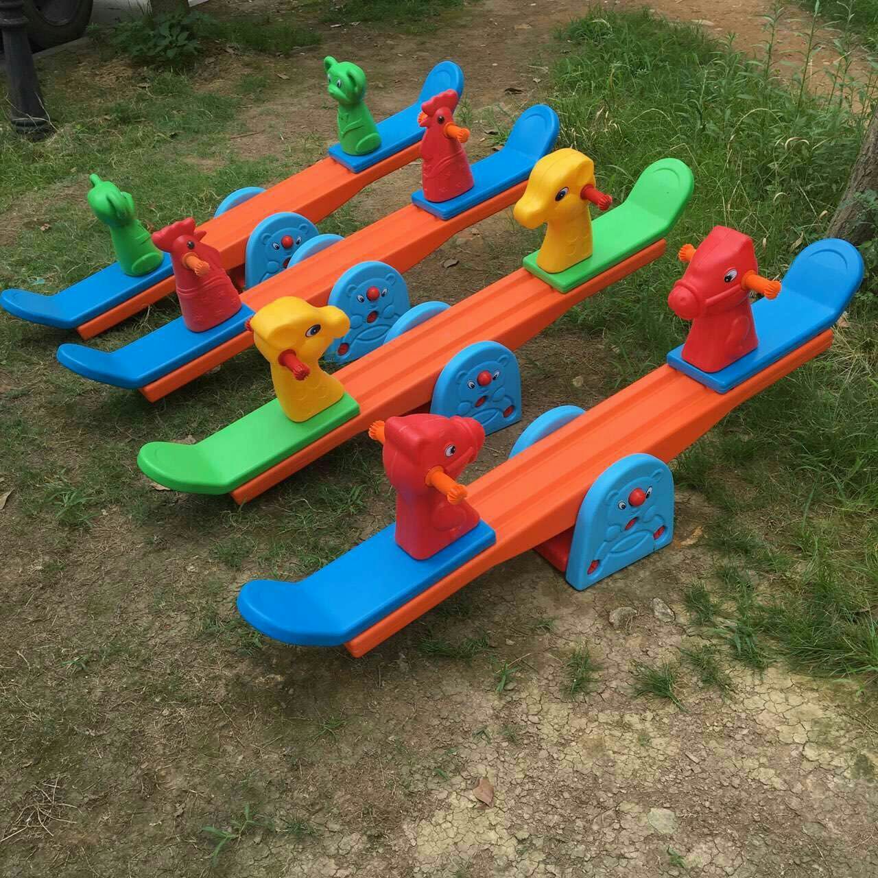 双人跷跷板儿童玩具翘翘板塑料玩具幼儿跷跷板幼儿园游乐设备