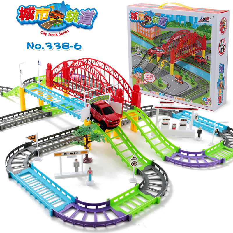 儿童玩具男孩1-2-3-4岁电动大型仿真小火车轨道车男宝宝女孩男童
