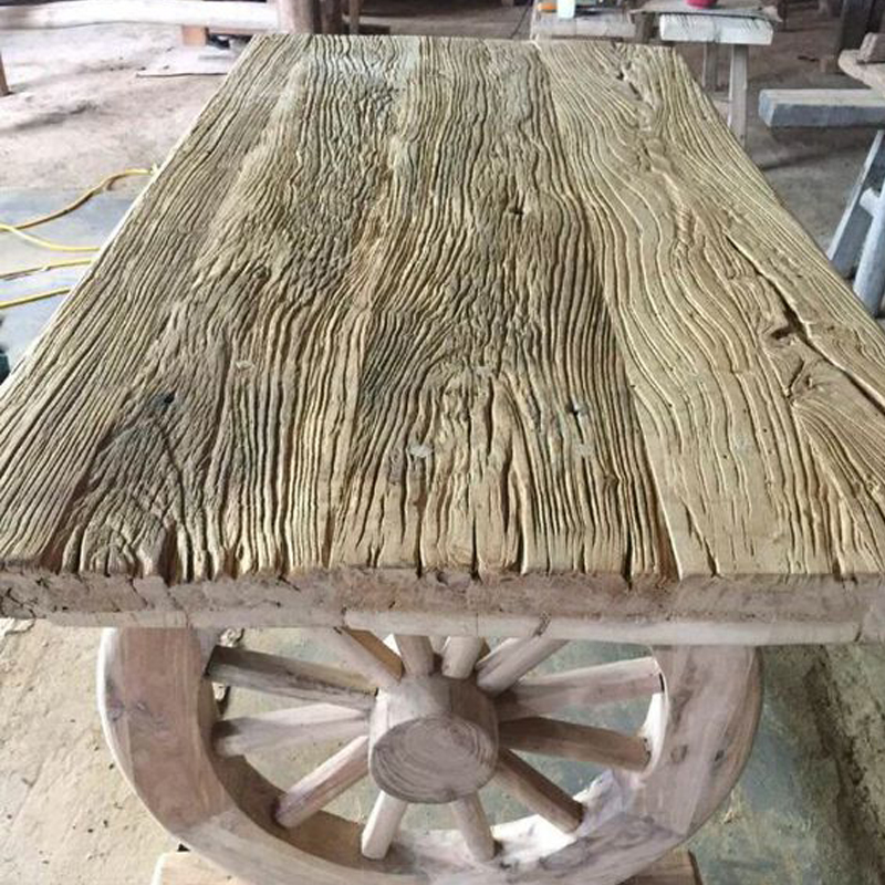 老榆木老门板风化实木板桌面书桌吧台板置物板漫咖啡旧老门板茶桌