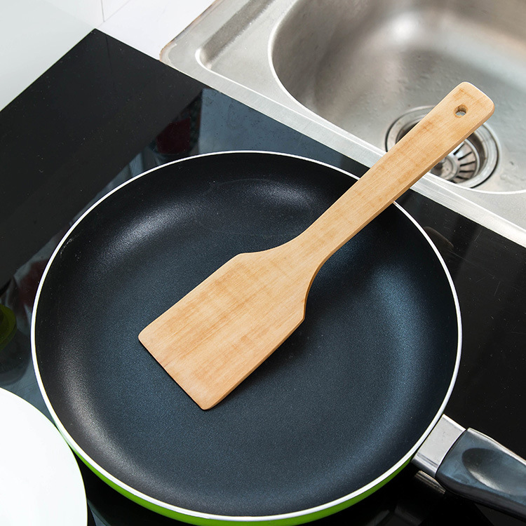 家用厨房专用木勺饭勺烹饪炒菜盛饭勺铲勺子木质迷你饭铲0116