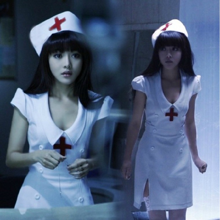 包邮性感万圣节演出短袖鬼护士服大码夜店迷人小护士套装角色扮演
