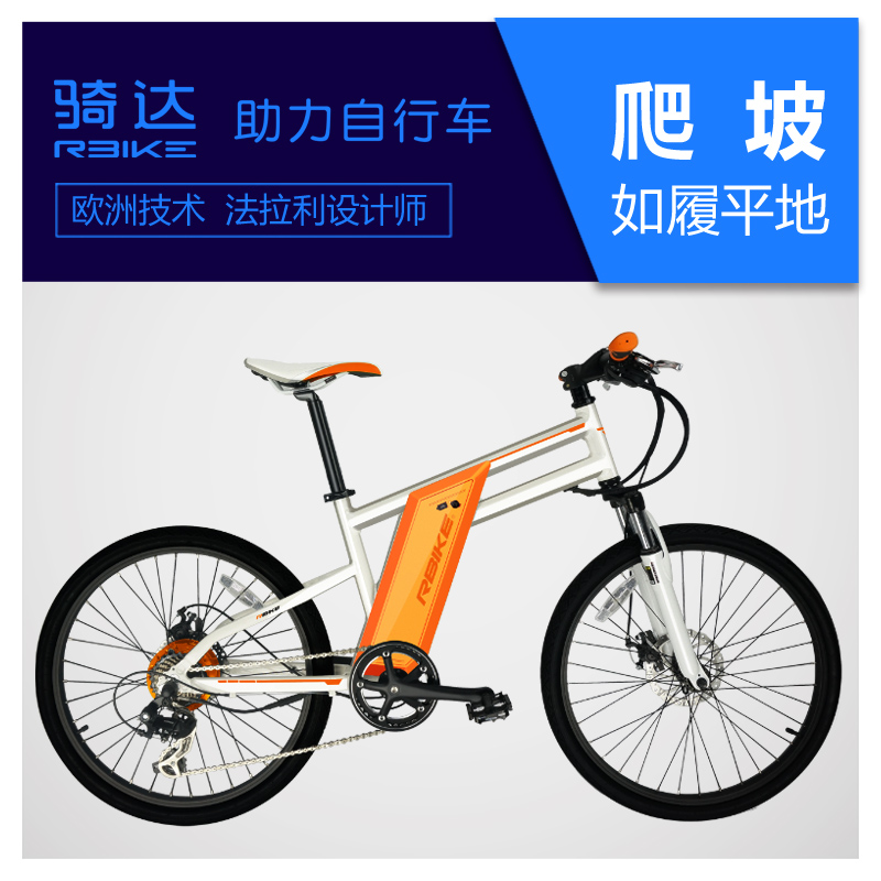 RBIKE骑达 24寸智能助力自行车 电动自行车 锂电自行车 R5