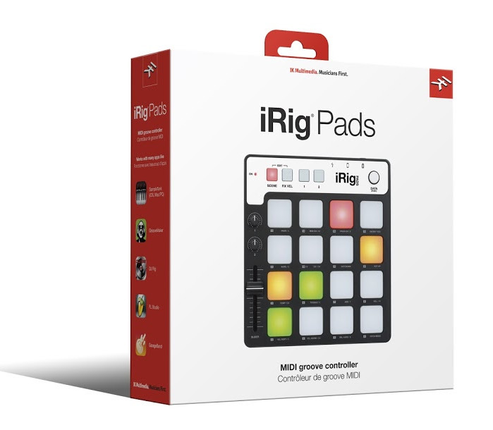 IK Multimedia iRig Pads 便携式MIDI控制器 支持ipad 支持iphone